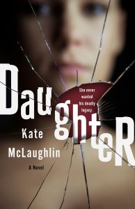 Daughter book cover image of girl standing behind cracked glass