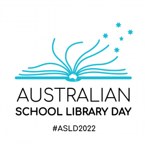 Australian School Library Day Blue book with southern cross