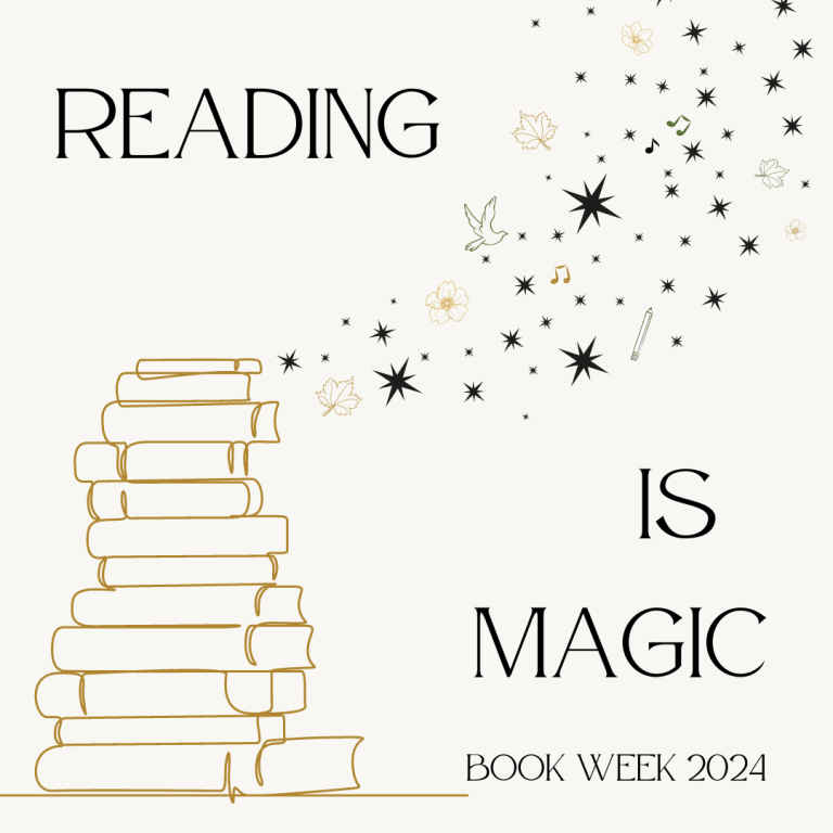 Book Week 2024 Theme Announcement Madison S Library   Reading Is Magic 1 768x768 