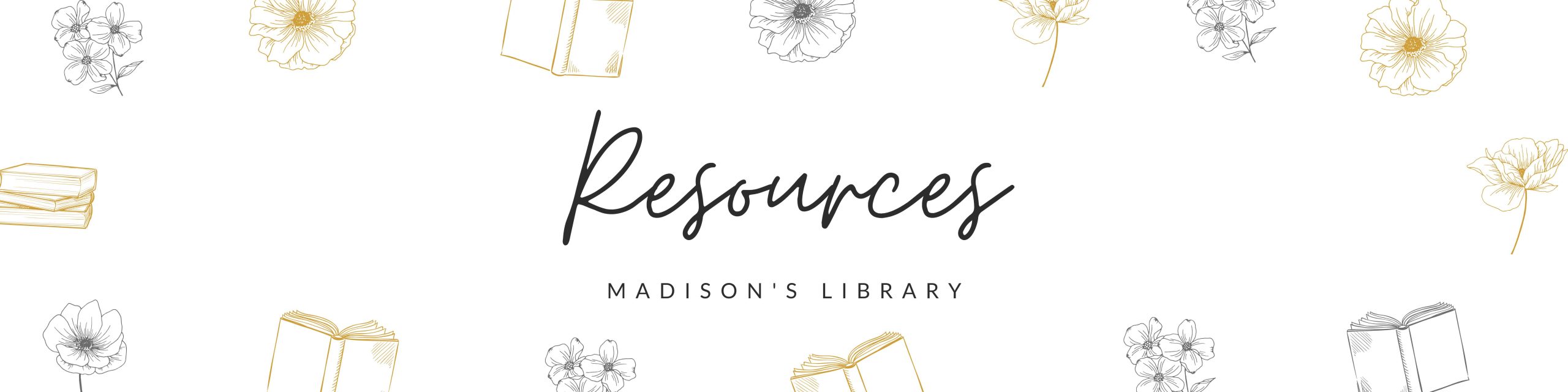 Resources Madisons Library top banner