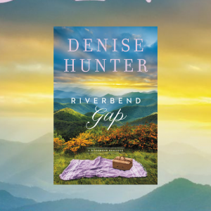 Book cover with sunrise over mountains in background